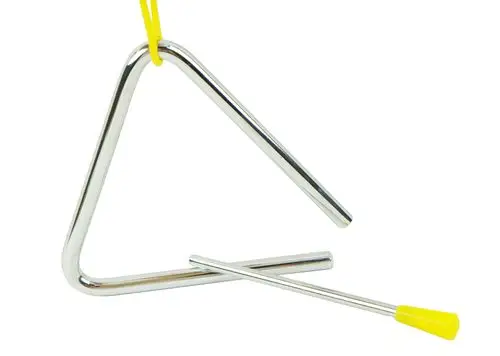 大美天承 儿童乐器 打击乐器 亲子玩具 三角铁 三角铃evekh2