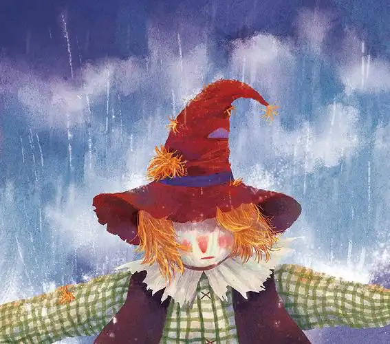 孤独的稻草人#插画精选#‖ via. canna0902