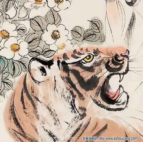 刘旦宅国画作品吴彩鸾跨虎高清下载