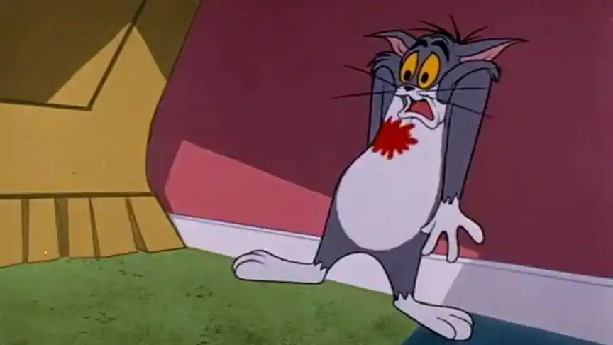 猫和老鼠:杰瑞用番茄酱制造假象,把汤姆吓的飞起