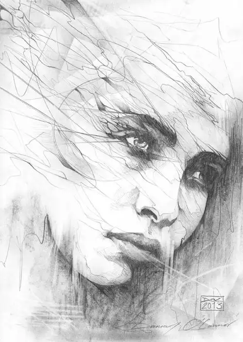 danny oconnor 手绘抽象肖像插画 | 苏打苏塔设计量贩铺 - sudasuta.