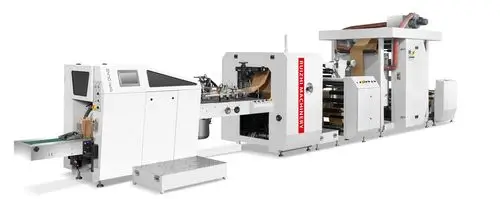 rzjdg250j全自动高速尖底纸袋机连体24色印刷