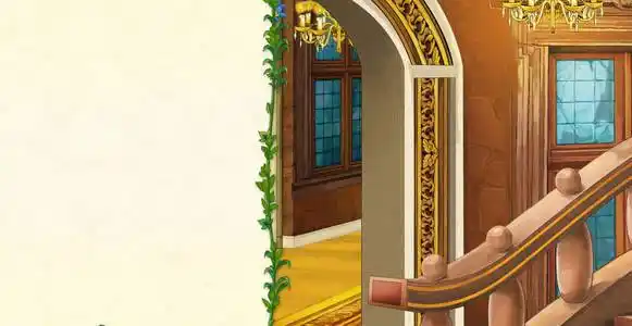 城堡内部卡通图片