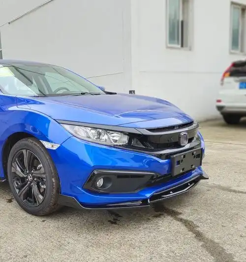 适用16-19款本田思域改装前铲装饰前唇小包围外饰包角护角尾翼