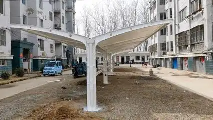 小区电动车充电雨棚案例