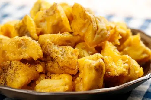 素椒盐杏鲍菇deep fried king oyster mushroom with spicy salt 单价