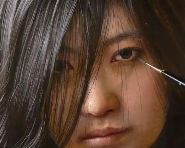 跟冷军有一拼这个日本画家笔下美女栩栩如生