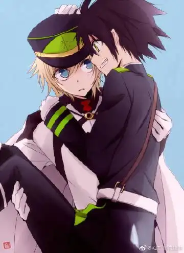 百夜米迦尔##百夜优一郎# no suns no lights ,such a mess over al