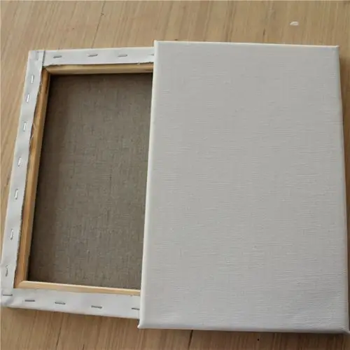 500克细纹雨露亚麻油画框 画家大师级油画布框 松木内框可订制