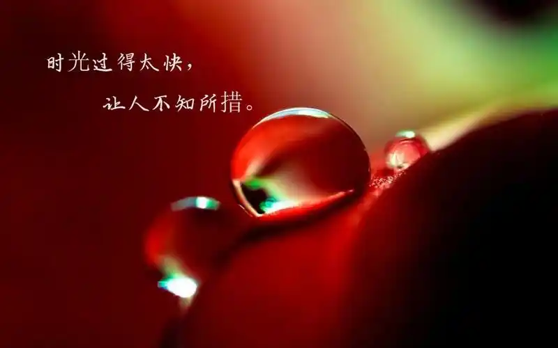 时光流逝的唯美说说配图