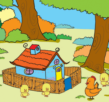 鸡妈妈的新房子
