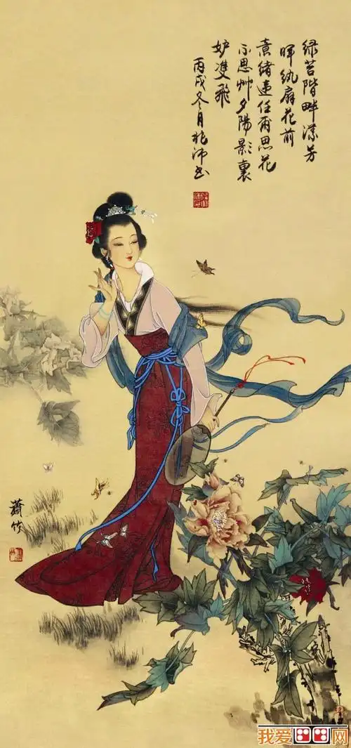 人物画:陈艳娥名画赏析(8)_中国名画_百科_我爱画画网_一个免费学画画