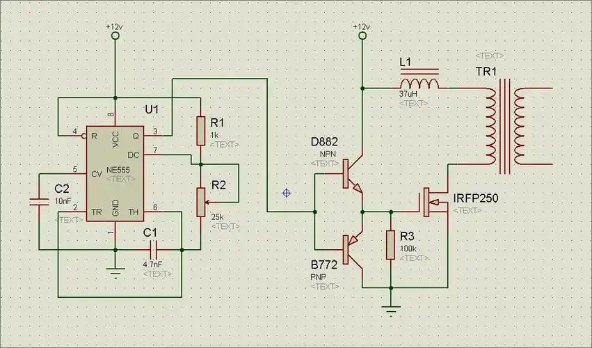 终于出弧了ne555推高压包