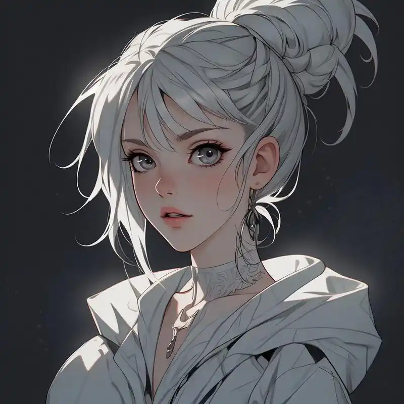 动漫风高冷女神头像9369♀15 探索动漫世界中的高冷女神,每一个