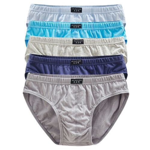 男士内裤三角裤纯棉裤衩舒适吸汗全棉中腰宽