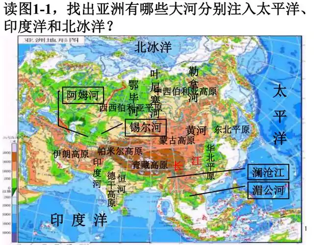 亚洲与欧洲3河流与湖泊