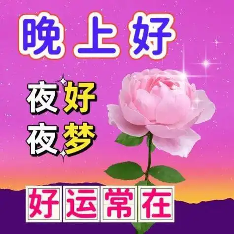 晚上好问候表情包愿你健康快乐好梦连连