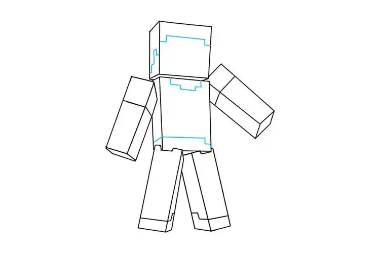 我的世界史蒂夫怎么画