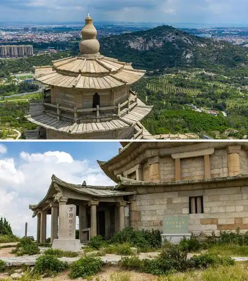 万寿塔巍然矗立于宝盖山顶800多年,为无数进出泉州湾的中外船舶指引航