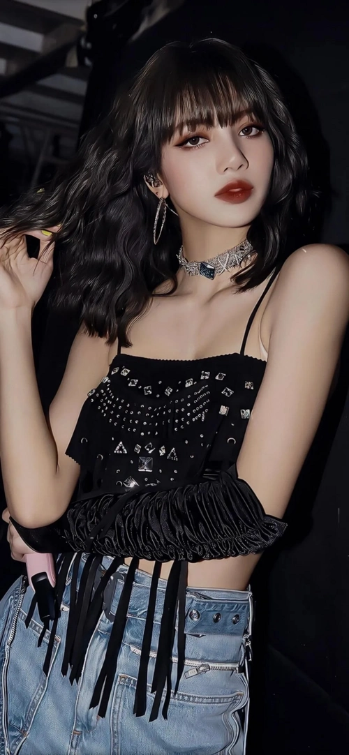 blackpinklisa头像壁纸背景图