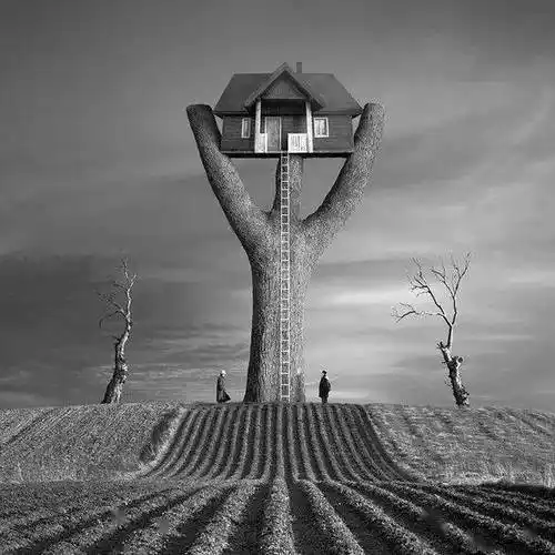 创意摄影|波兰超现实主义摄影:奇异怪诞的世界_作品_dariusz_end