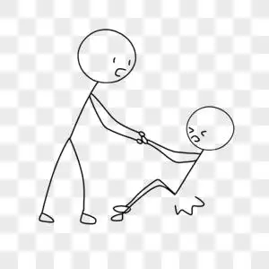 元素  |扶起受伤的小人简笔画照片  |小女孩骑车摔倒膝盖受伤照片