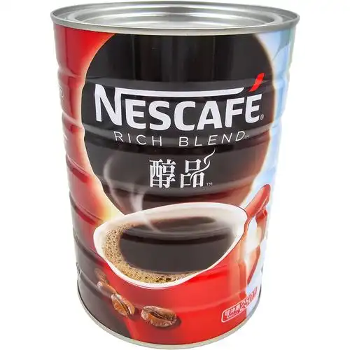 包邮雀巢醇品500g克罐装纯黑咖啡桶听装无糖无伴侣大陆超市台湾版