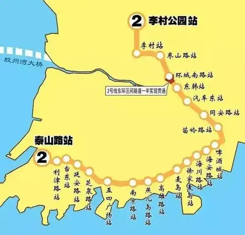 地铁3号线迎首个早高峰附青岛地铁完整线路图