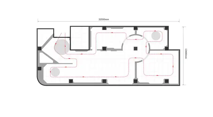 某税务局展厅布局方案|空间|展陈设计|满满无常_原创作品-站酷zcool