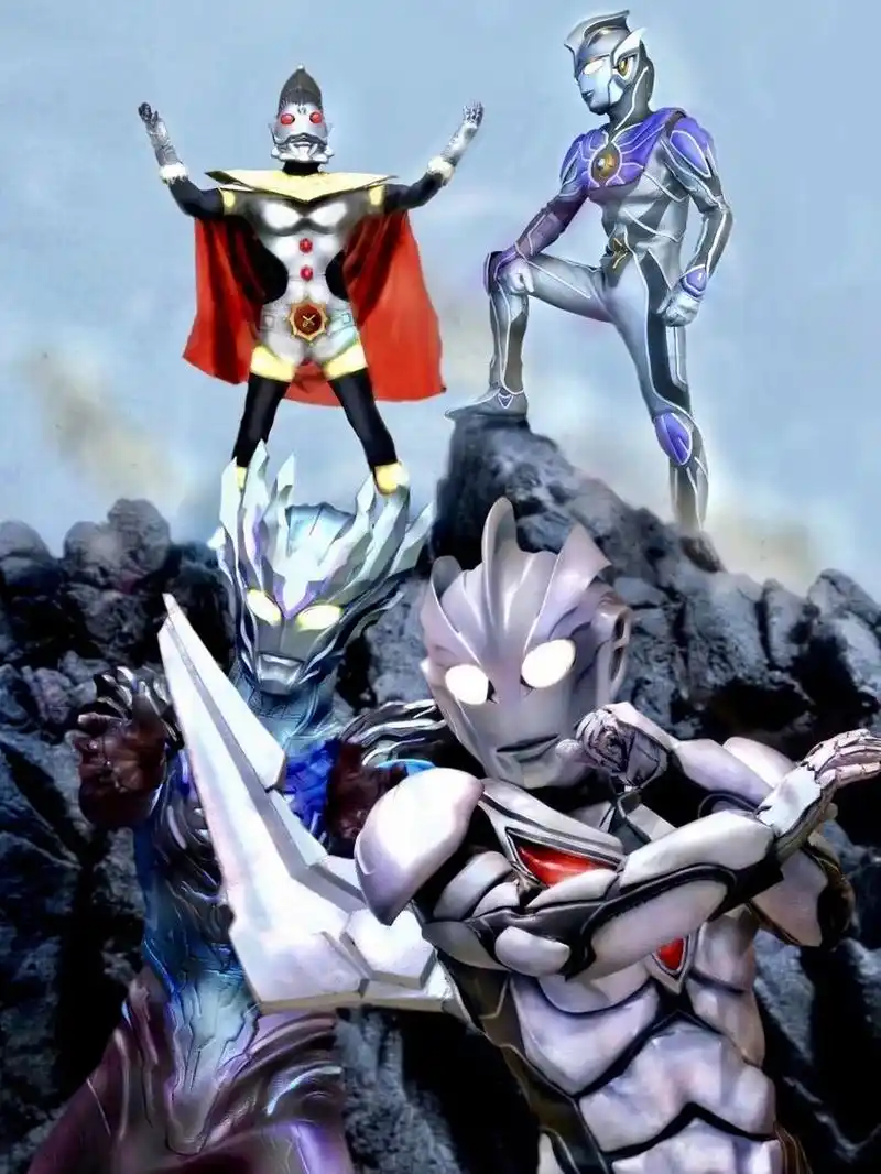 奥特曼壁纸 | 第25弹:神秘四奥 奥特之王,赛迦奥特曼,诺亚奥特曼,雷杰