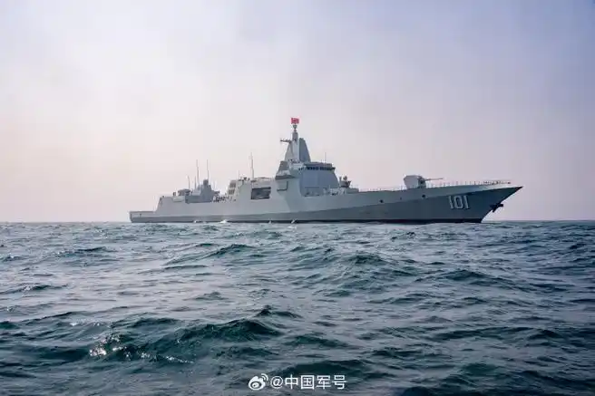 南昌舰2020年1月入列服役,舷号101,是我国自主研制的055型导弹驱逐舰