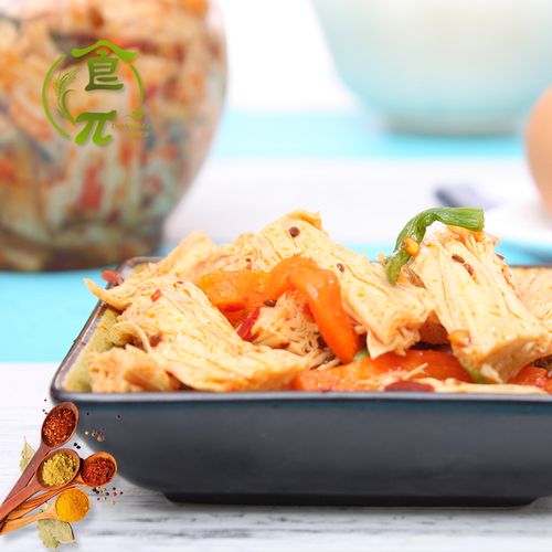 东北特产拌菜小菜咸菜酱菜泡菜朝鲜族特色美食腐竹500g包邮