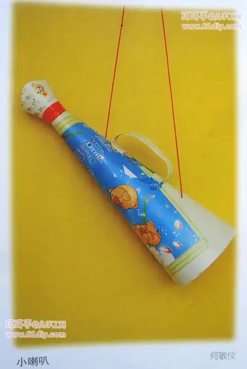 手工幼儿乐器-环保小手工