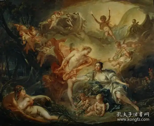 弗朗索瓦·布歇油画 019