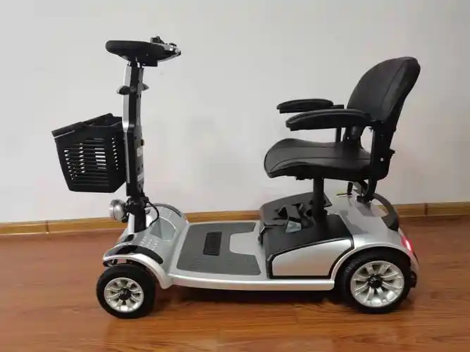 老年人代步车四轮电动7080岁推坐两用残疾全自动可折叠轮椅锂小型