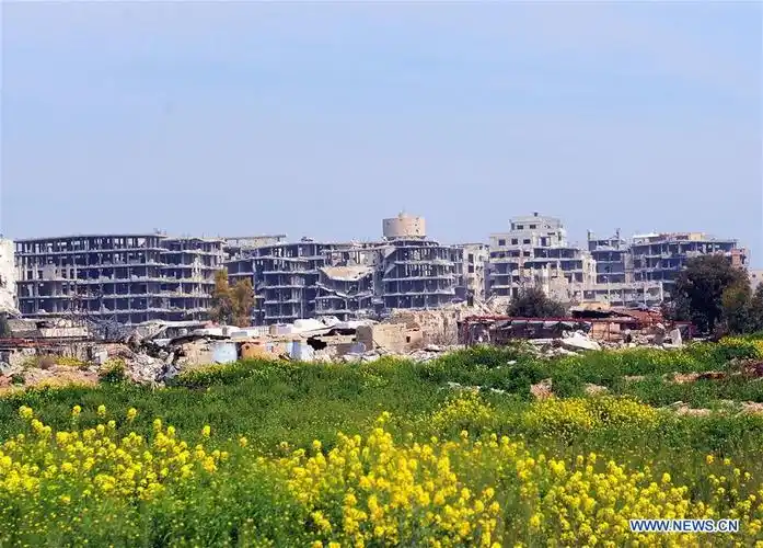 springviewofeasternghoutacountrysideofdamascus