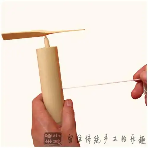 竹蜻蜓 经典飞行器 竹制玩具 传统怀旧童玩… _ 手工 手工[图片专辑]