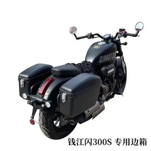 适用于钱江300s摩托摩托车车边哈雷太子车侧边复古摩托车尾箱