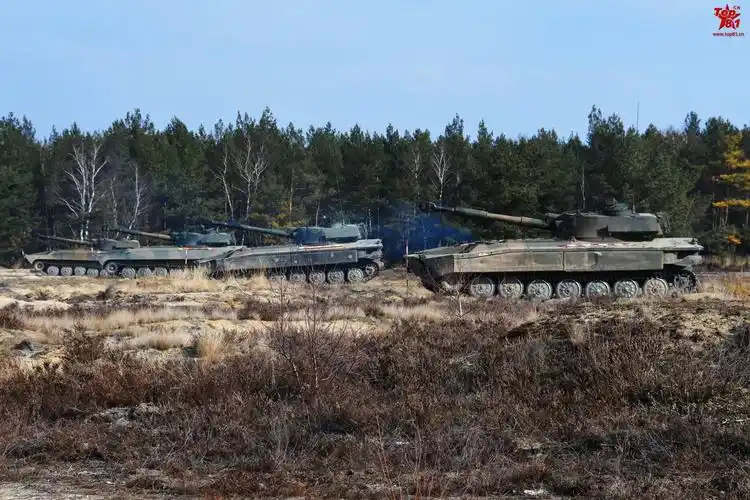 > 大波波炮兵的2s1自行榴弹炮在实弹演习中