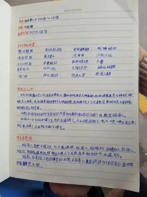 《稻草人》阅读感悟第一期