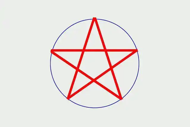 怎么用圆规画一个完美五角星步骤图解