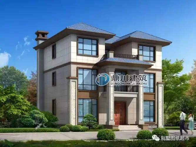 新中式带堂屋三层农村别墅好看实用返乡建房非它莫属