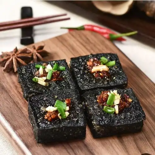 【生胚臭豆腐】湖南长沙臭豆腐生胚黑色经典正宗湖南特产油炸