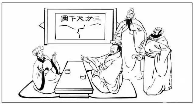 古代人物简笔画图片大全三顾茅庐历史名人简笔画