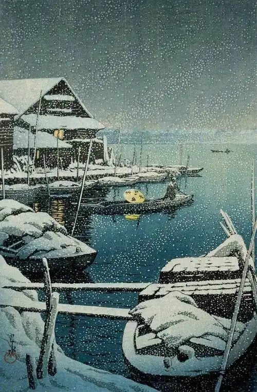 作者:日本版画大师kawase hasui