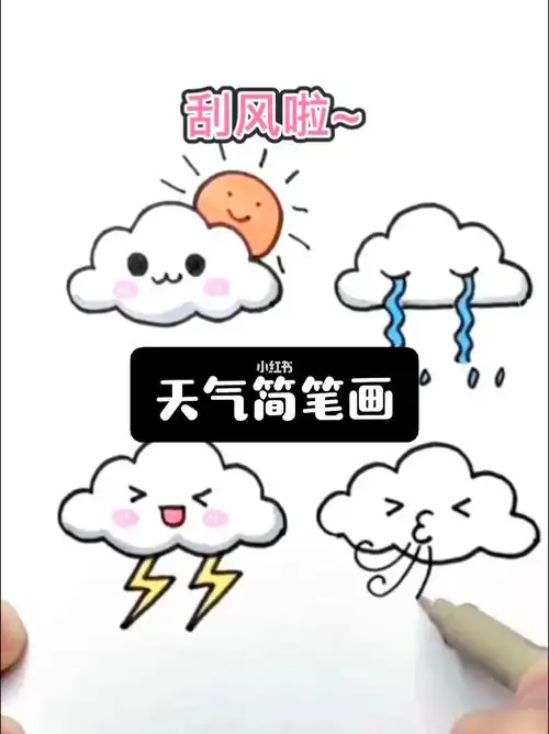 今天你们那里是什么天气呢天气简笔画