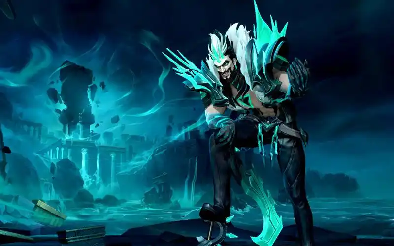 【英雄联盟手游】破败军团德莱文皮肤预览 全技能特效展示