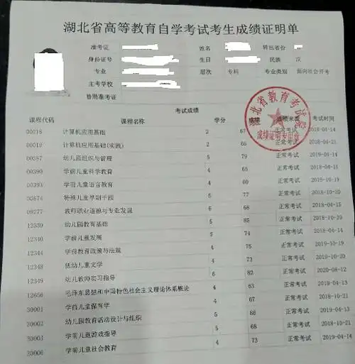 自考成绩证明单.png