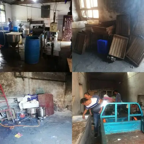 石井镇对辖区一豆腐加工小作坊进行联合执法