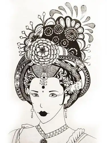 古代头饰怎么画 古代头饰怎么画又漂亮又简单